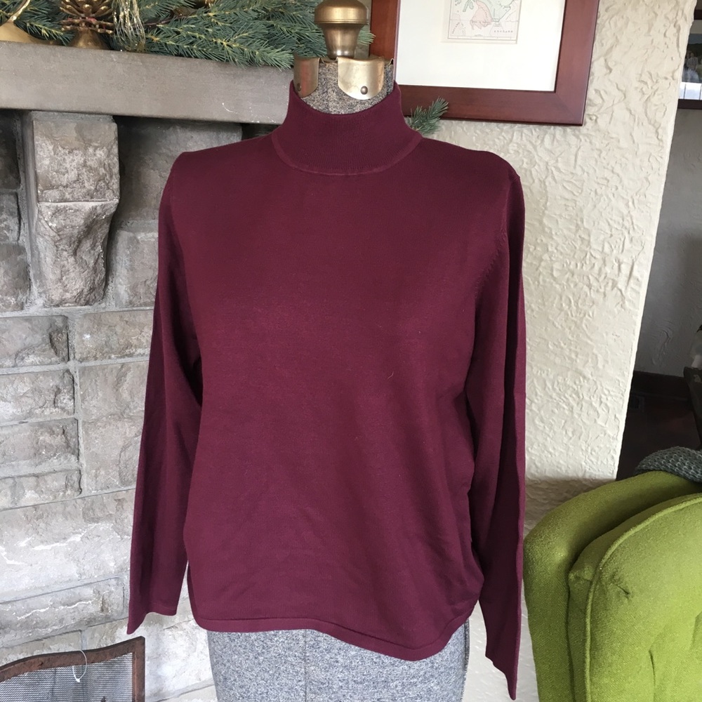 NWOT Pendleton Silk Blend Mock Turtleneck Sweater